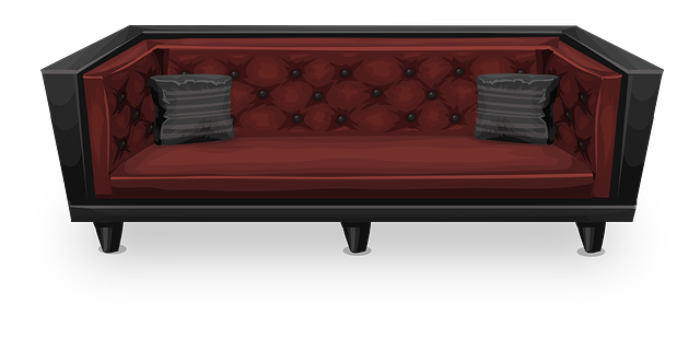 Reupholster an old couch to make a statement